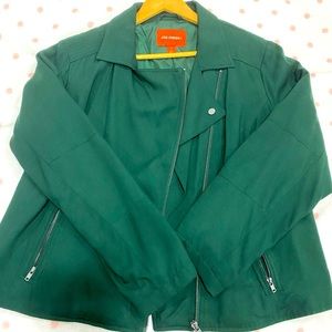 Emerald Green Joe Fresh Biker Jacket